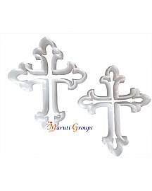 2pc Cross cookie cutter