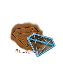 Diamond cookie cutter