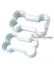 2pc Dog Bone cookie cutter