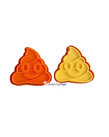 Emoji Poop cookie & press cutter