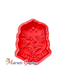 Happy Diwali Cookie cutter - Ganesha