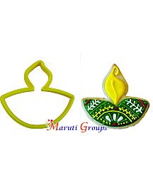 Happy Diwali Cookie cutter - Lamp Outline