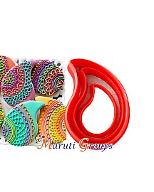 3pc Paisley Cookie cutter / Happy Diwali Cookie cutter 