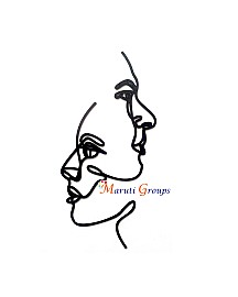 Face Abstract Cake Topper – U Line Art Acrylic Topper (Face off)