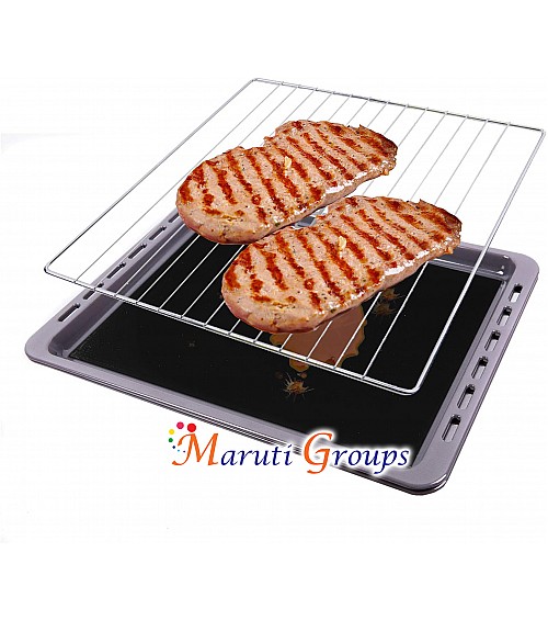 Oven Liners for Bottom of Oven - Heavy Duty Non-Sticky BBQ Grill Mat for Fan Assisted Ovens Reusable Teflon Oven Sheet - Baking Liner size 33cm x 40cm