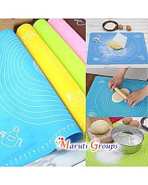 Silicone Baking Mat with Measurements, Pastry Rolling Mat, Cooking Mat Professional Non Stick Liner for Making Cookies, Macarons,Bread and Pastry