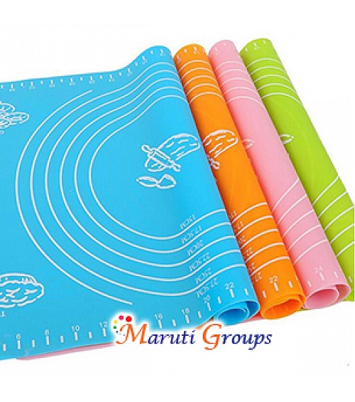 Silicone Baking Mat with Measurements, Pastry Rolling Mat, Cooking Mat Professional Non Stick Liner for Making Cookies, Macarons,Bread and Pastry