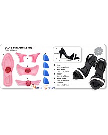 Mini Lady's Shoes Cutter Set / Lady's Miniature Shoe Cutters, Set of 9