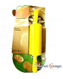 Silicone Rolling Pin - 22.5cm - Yellow