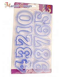 Big Number Cookie Cutter Set -Size : 8.5cm x 6.5cm