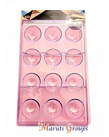 Round Plastic  Chocolate Moulds - Bakeware -Cake Decorating