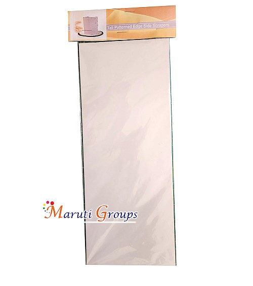 Tall Plain Scrapers Food Grade Acrylic Cake Scraper