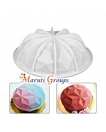 Silicone Geo Dome Mould Large / GEOD ROUND CAKE MOULD