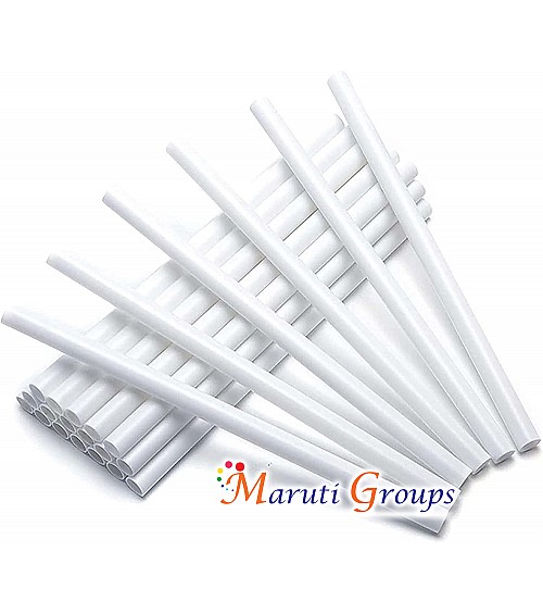 Plastic White Dowel Rods for Tiered Cake Decorating Tool, (34 cm x 1 cm) 8 Pieces