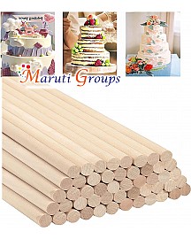 12pc Wooden Dowels Rod for Cake & Cookie Decorating / Dowel Kitchen and Baking Accessories and Decorating Tools  - Size 30cm / 12 Inches 