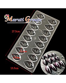 Diamond / Leaves Chocolate Moulds - Bakeware -Cake Decorating