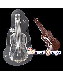 Polycarbonate Guitar / Violin Plastic Chocolate Moulds - Bakeware - Cake Decorating Size: 23cm x 13cm