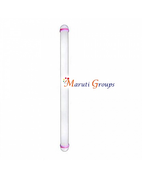 32.5cm x 3cm Fondant Rolling Pin with Guide Rings