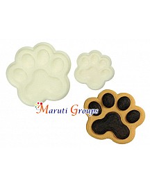 Dog Paw Pop It Cutter – 2 Sizes for Fondant, Cookie & Biscuit Decorating