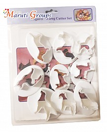 9pc Dogs Cookie Cutter Set - Assorted Dog Shapes for Baking and Decorating