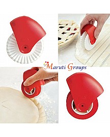 Pastry Wheel Cutter 2PCS Pastry Cutting Wheel Pastry Wheel Decorator and Cutter Set Plastic Wheel Roller Kitchen Baking Tool for Beautiful Pie Crust or Ravioli Pasta Pizza Pastry