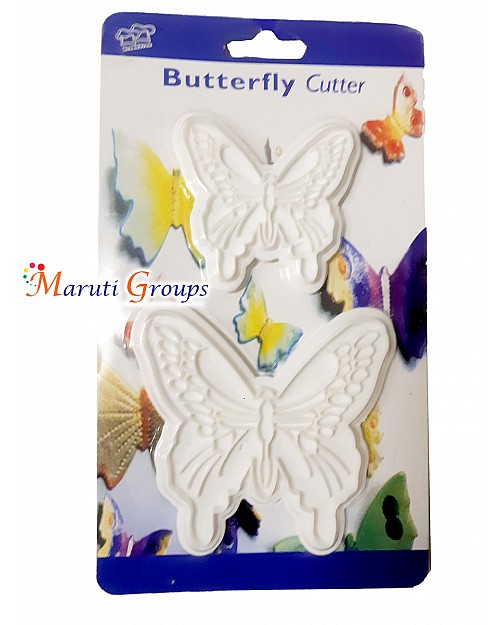 Butterfly Cutter / 2pc Butterfly Cake Decoration Fondant Sugarcraft Cookie Cutter Mold