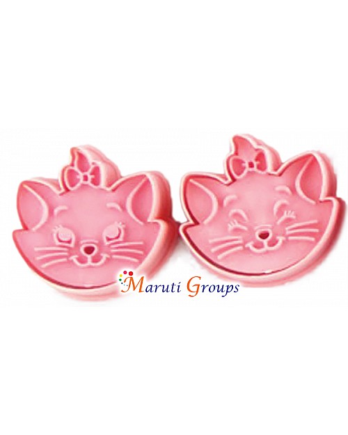 2pcs Marie Cat Cookie Cutter Set