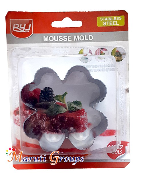 Flower Mousse Mould | 7.7cm Diameter | Height 4cm