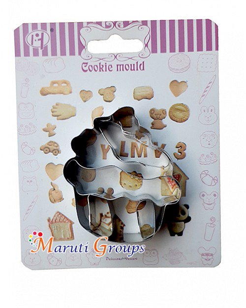 Cupcake Shape Cookie Cutter - Stainless Steel - 5cm x 5.6cm