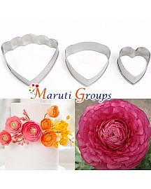 Ranunculus Anemone Petals Fondant Mold Sets 8pcs Cookie Cutters Cake Decorating Gumpaste Clay