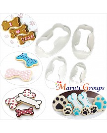 Dog Bone Cookie Cutter Set