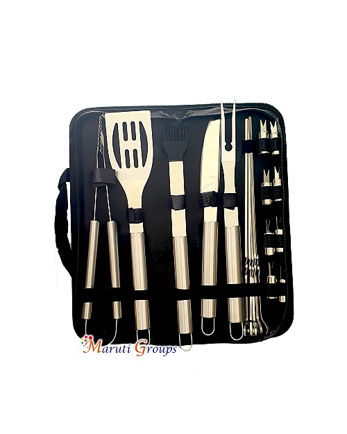 18pc Braai Kit Set BBQ Tool Set