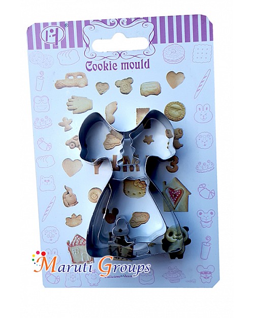 Dress Stainless Steel Cookie Cutter - 4cm x 6.2cm