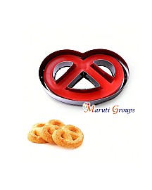 Stainless Steel Pretzel Plunger Cutter - 6.3cm x 3.8cm