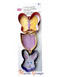 Easter Cookie Cutter Set – Butterfly, Flower, Bunny