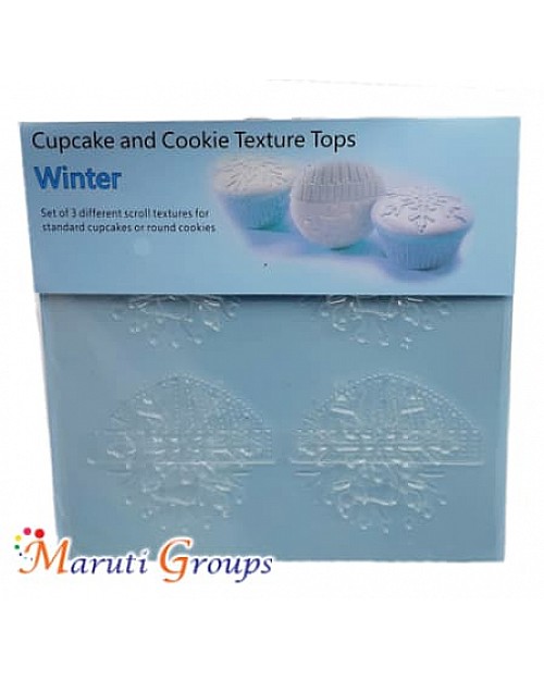 Winter Texture Mat - Plastic - Cupcake and Cookie Texture Tops