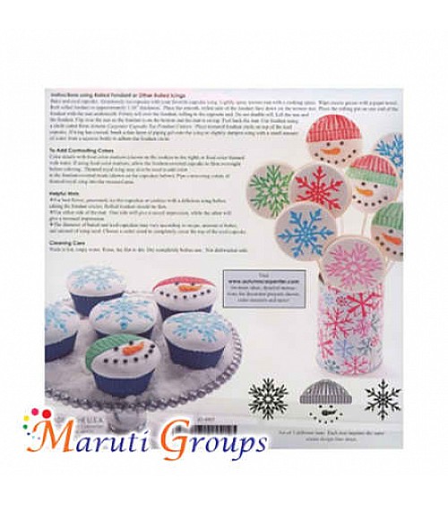 Winter Texture Mat - Plastic - Cupcake and Cookie Texture Tops