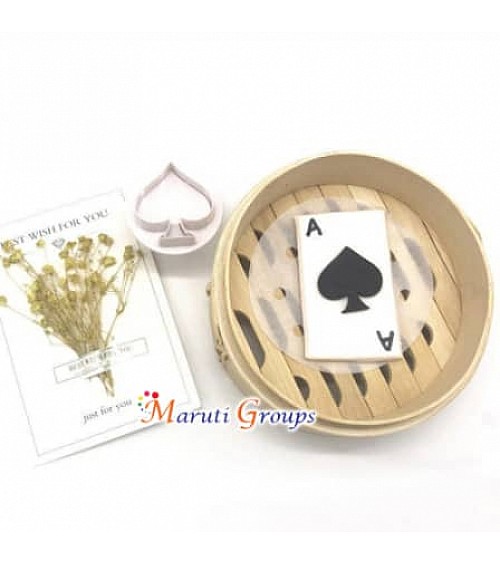 4pc Poker Plunger Cutter / Cookie Cutter