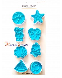 Summer Beach Theme Plunger Cookie Cutter