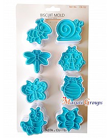 Bugs / Insect, Ants, Butterfly, Dragonfly, Ladybug, Bee, Caterpillar , Snail Plunger Cookie Cutter - The Colosseum, The Great Wall of China, The Taj Mahal,Statue Of Liberty, Eiffel Tower, Pyramids,The Clock Tower