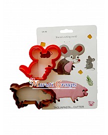 Mouse and Pig Cookie Cutter - CK95