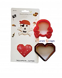 Pirates & Hearts Cookie Cutter CK-112