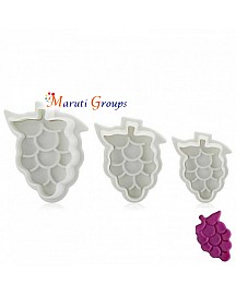 3pc Grapes Plunger Cutter Set