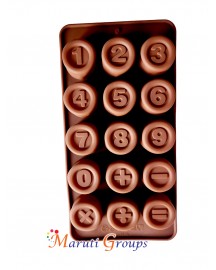 Number Chocolate Slab Silicone Mould 