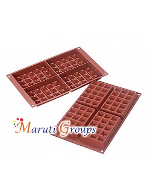 Waffle Silicone Mould - 30.6cm x 20.5cm