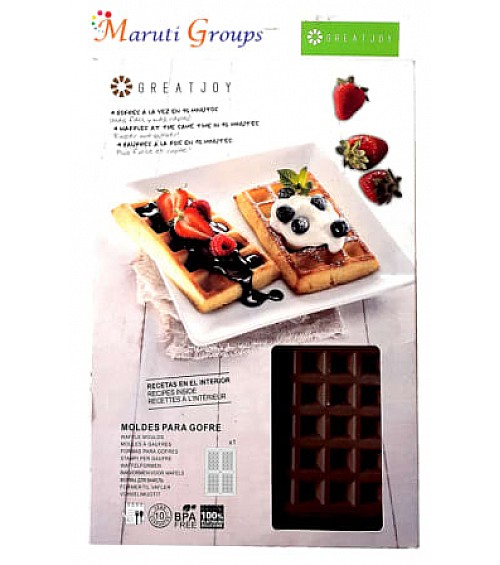 Waffle Silicone Mould - 30.6cm x 20.5cm