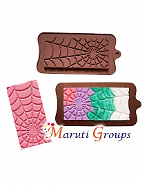 Spider Web Bar - Chocolate Silicone Mould 