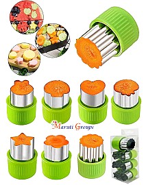 8pc Biscuits Cutters Vegetable Cutter Shapes Set Baking Purple