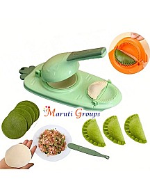 Modak / Dumpling Skin Maker With Dumpling Press Molds Set, 2 In 1 Dumpling Machine Dumplings Accessories, Household Head Automatic Dumpling Maker Mould