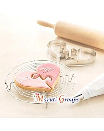 2pc Heart Stainless Steel - Cookie Cutter